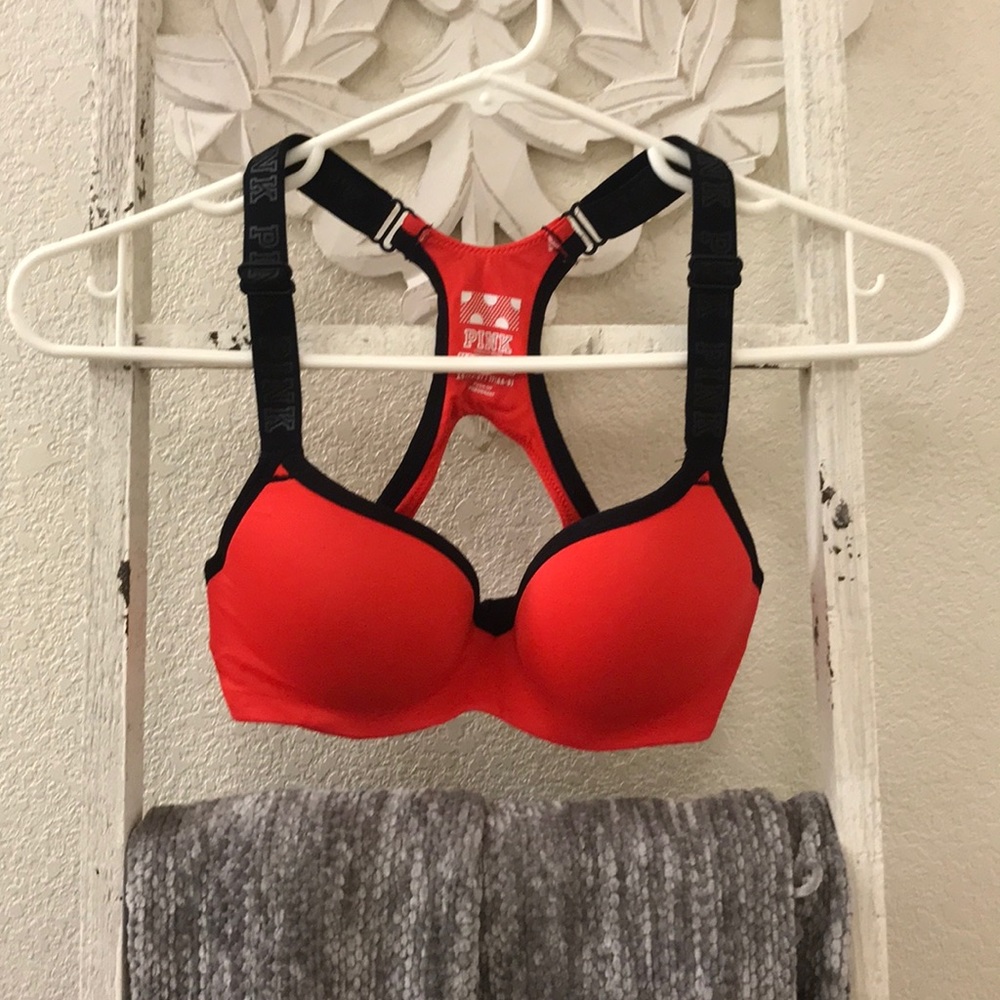 Victoria’s Secret sports bra.